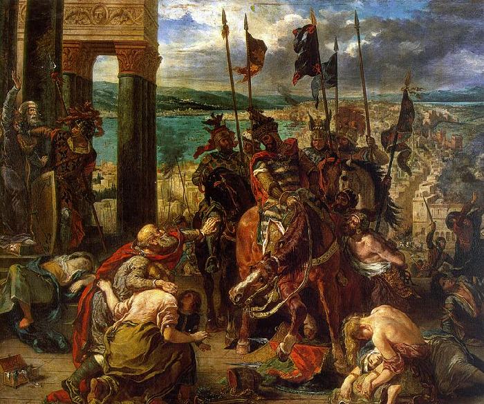 Eugene Delacroix The Entry of the Crusaders into Constantinople Germany oil painting art